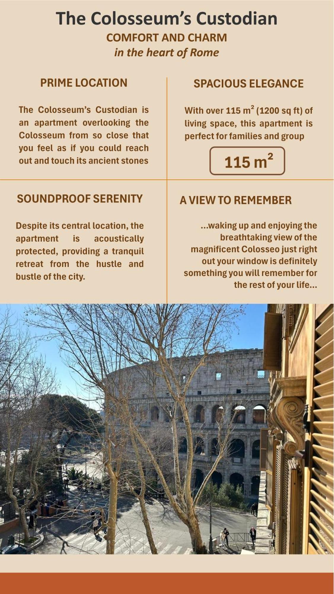 Colosseum'S Custodian - Apartment 115 M2 Рим Экстерьер фото